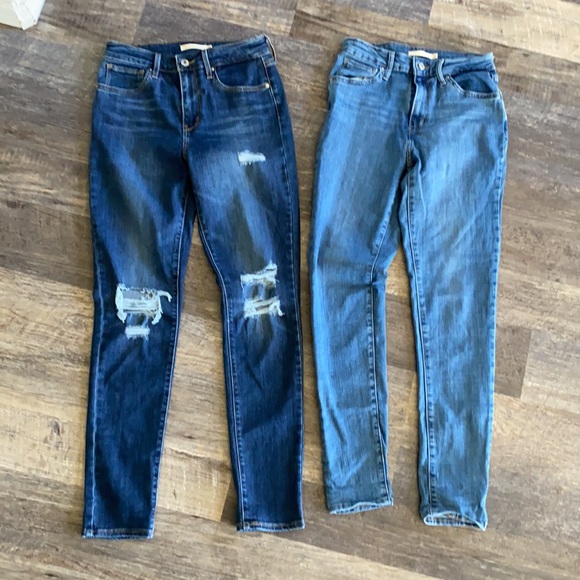 Two pairs high waisted Levi’s - Picture 4 of 4
